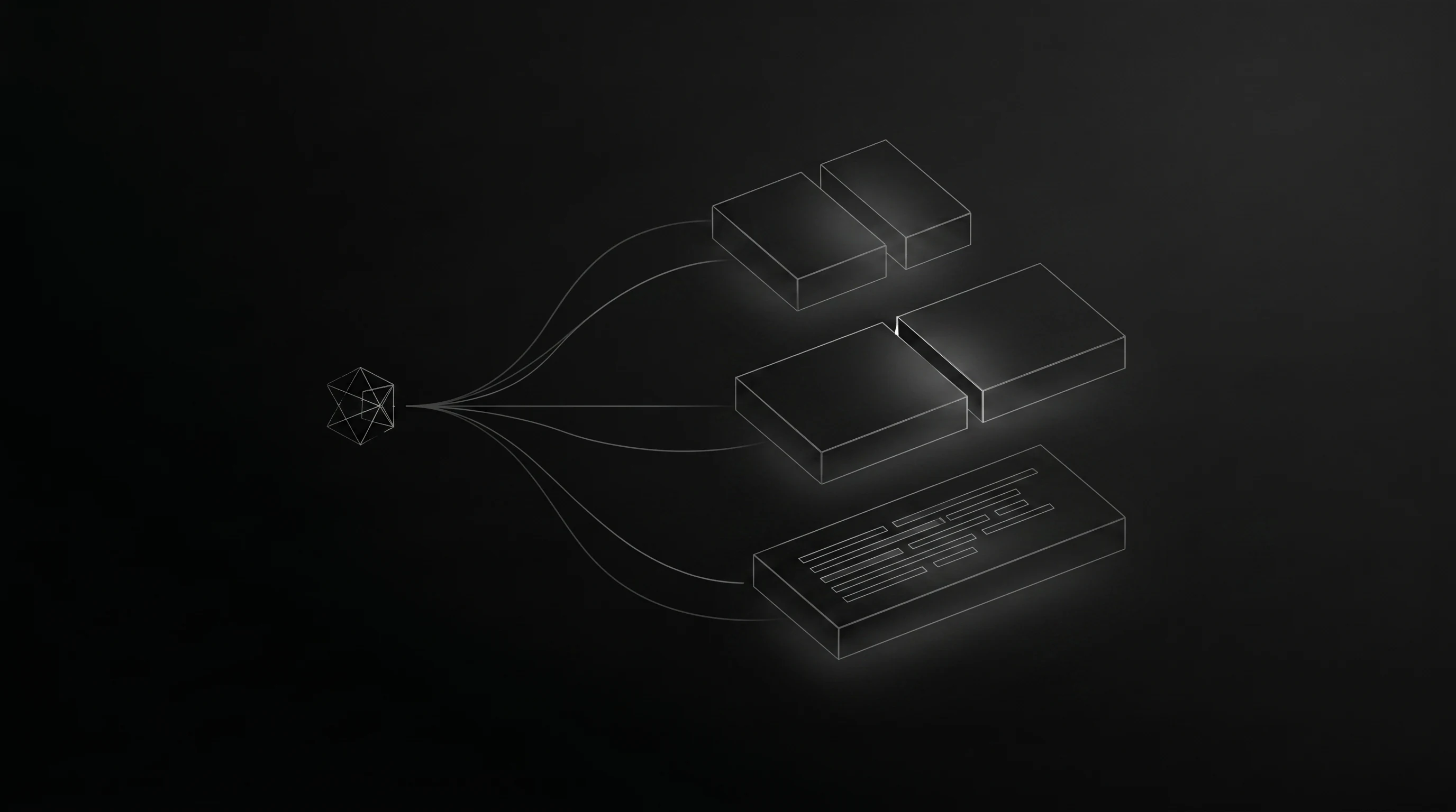 Abstract intent node flowing into structured editing operation blocks.
